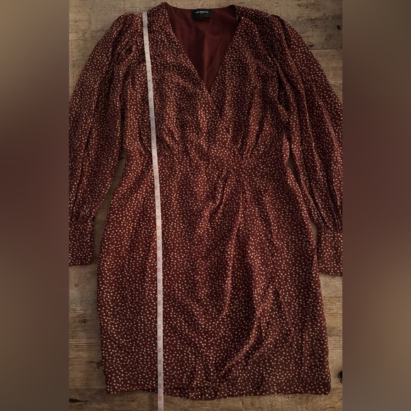 The Kooples Moon Dots Wrap Dress Size 4 (France) US Size XL - Picture 10 of 12